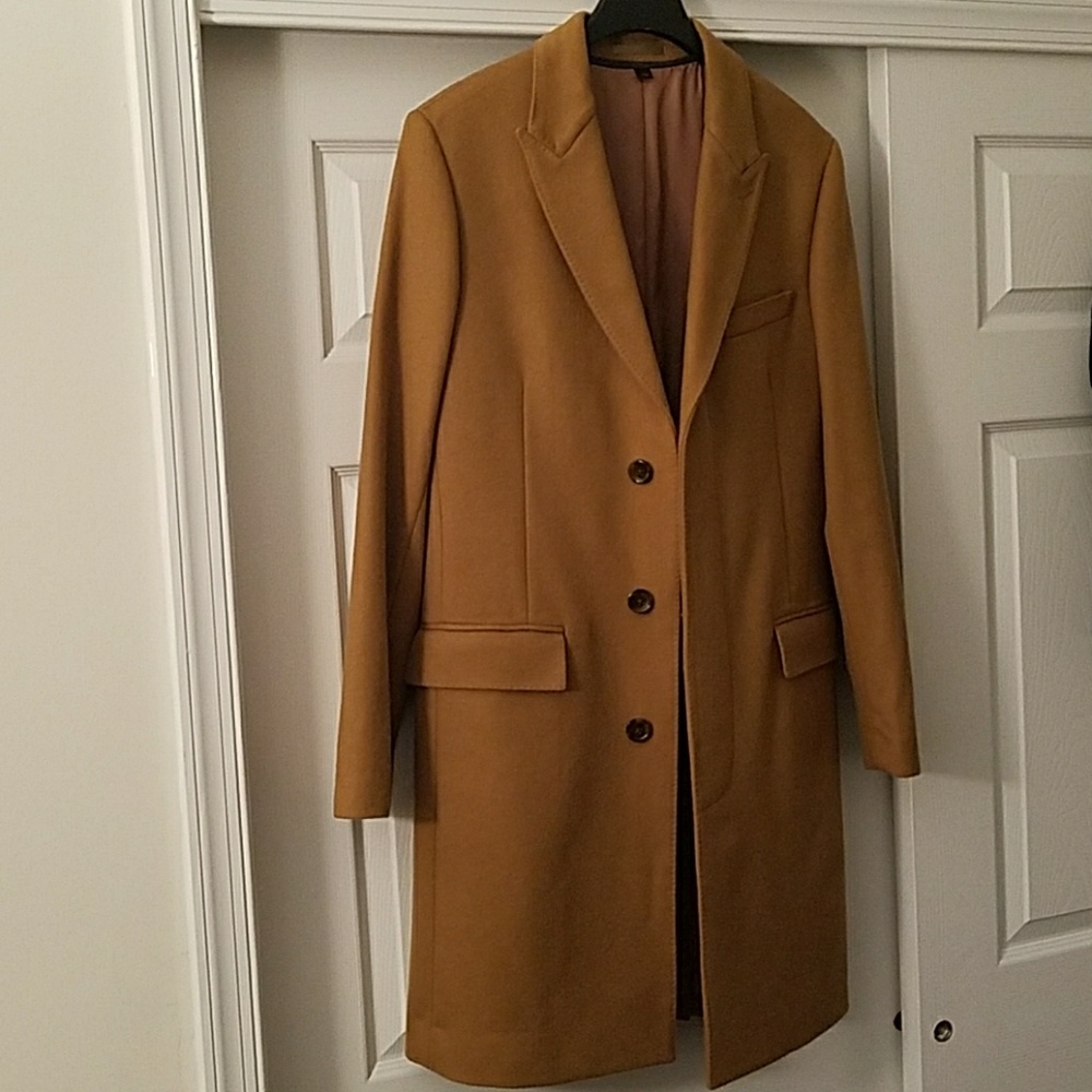 Men's J. Crew Ludlow Camel Topcoat